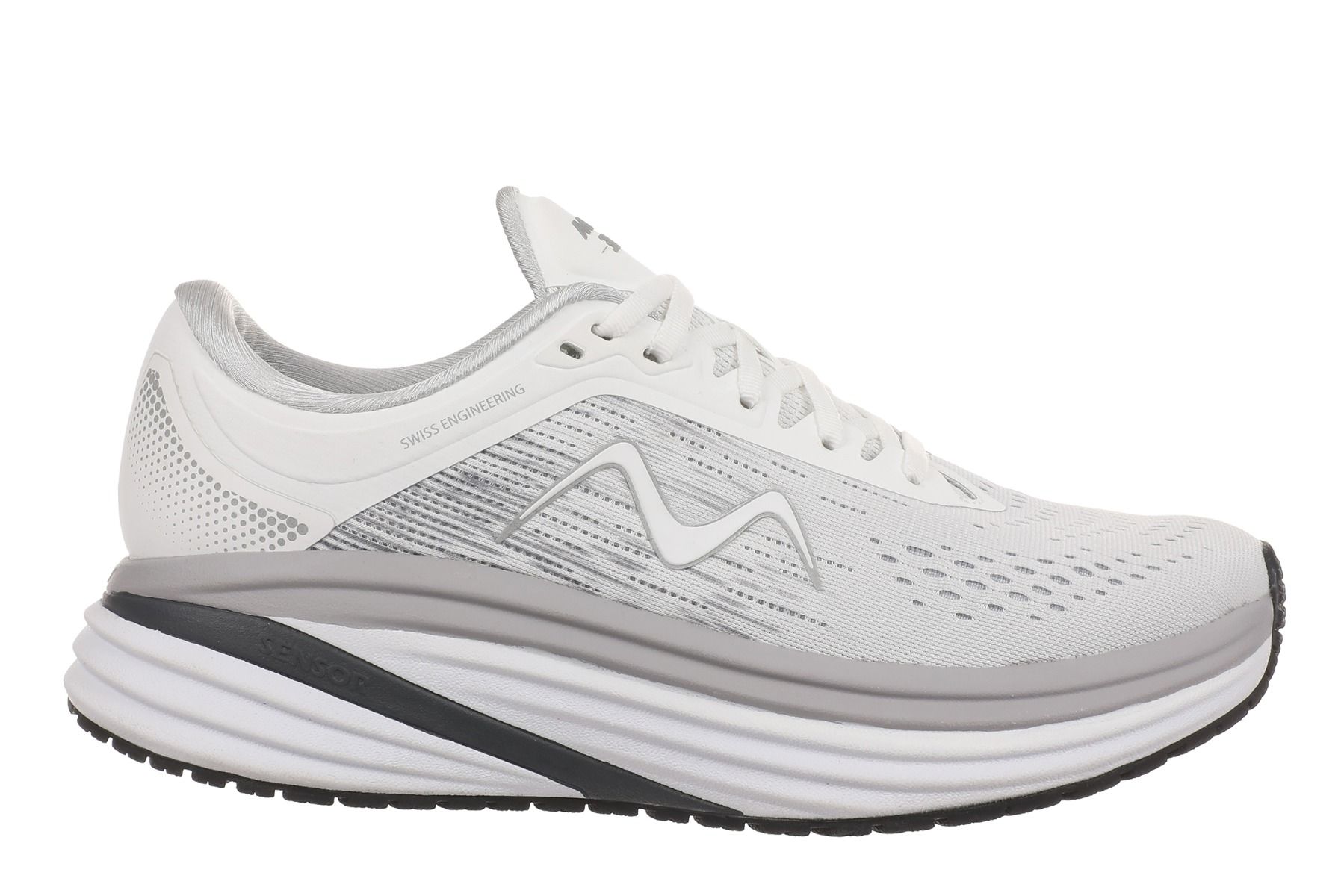 MBT M-3000 LACE UP Scarpe da corsa da donna - colore:WHITE/SILVER - numero:40