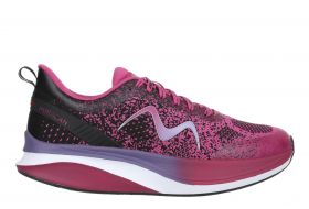 MBT HURACAN-3000 LACE UP Women´s running shoes Black/Orchid Flower