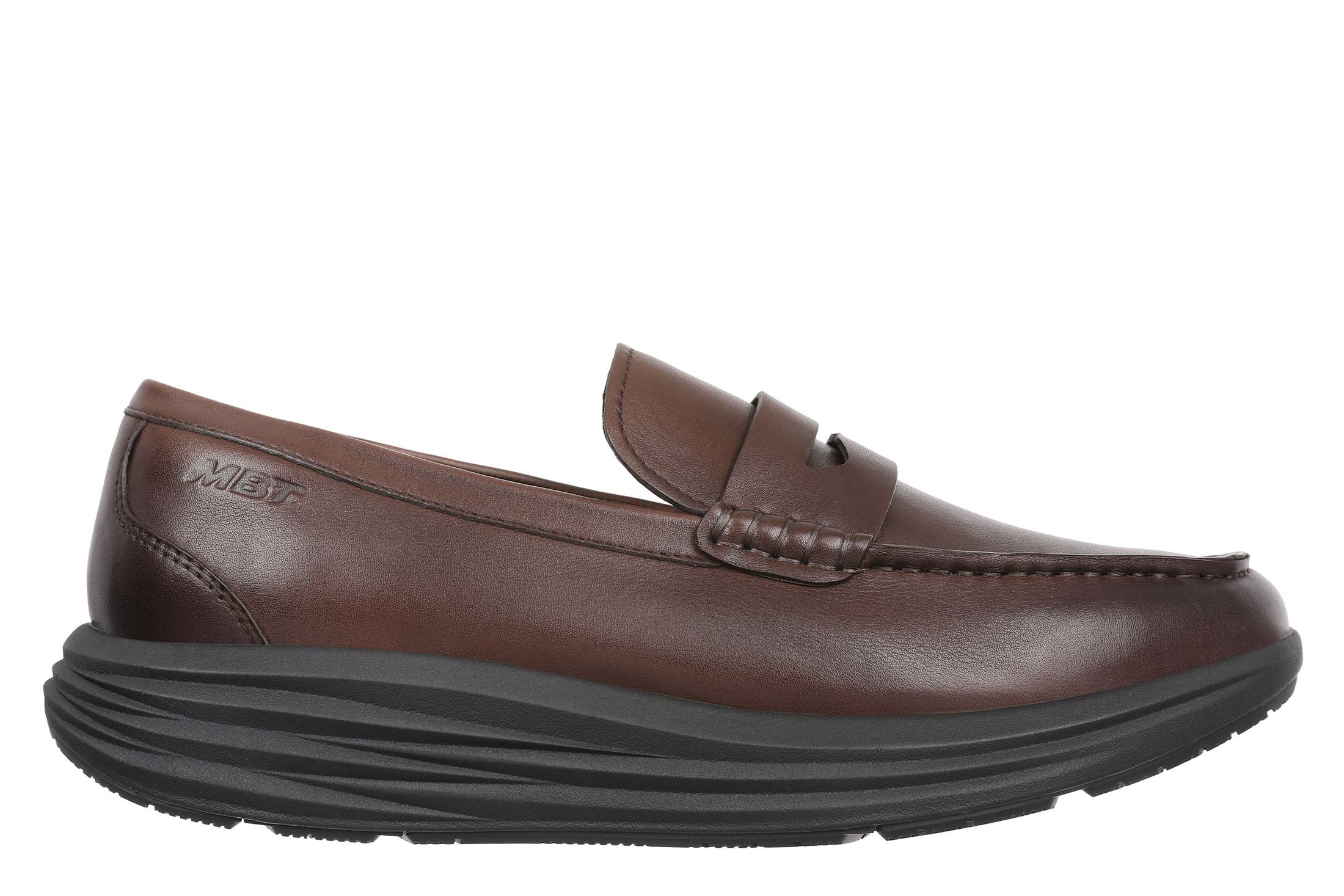 MBT Boston Loafer Zapatos de hombre - color:Dk Brown - talla:44