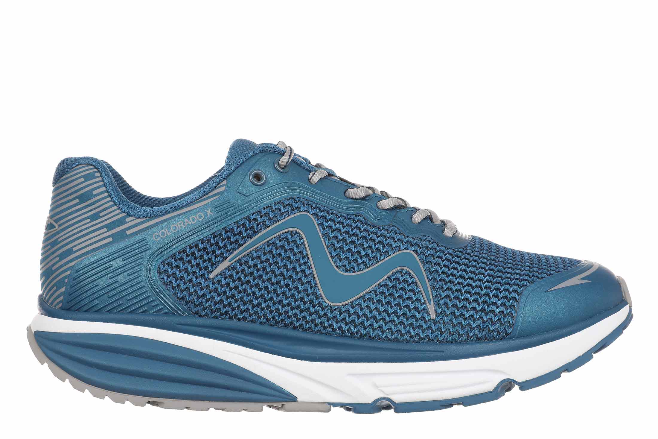 MBT Colorado X Scarpe outdoor da uomo - colore:Grey/Blue - numero:40.5