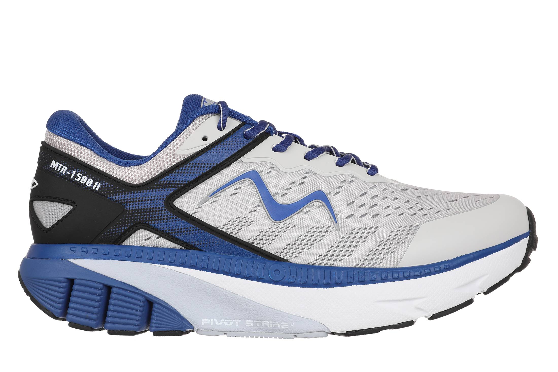 MBT MTR-1500 II LACE UP Scarpe da corsa da uomo - colore:GREY/BLUE - numero:42