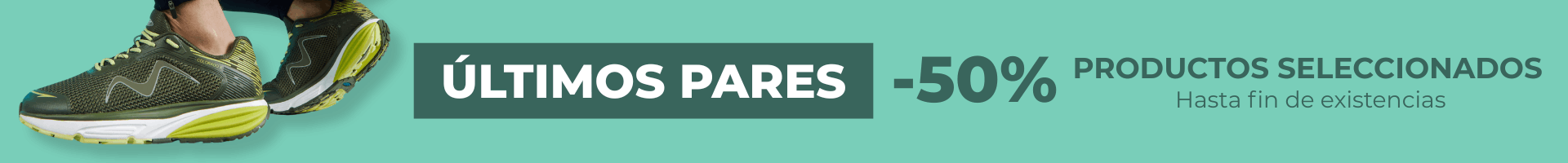 -50% en ultimos pares y ultimas tallas