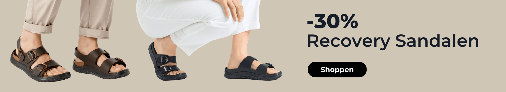 -30% Recovery Sandalen