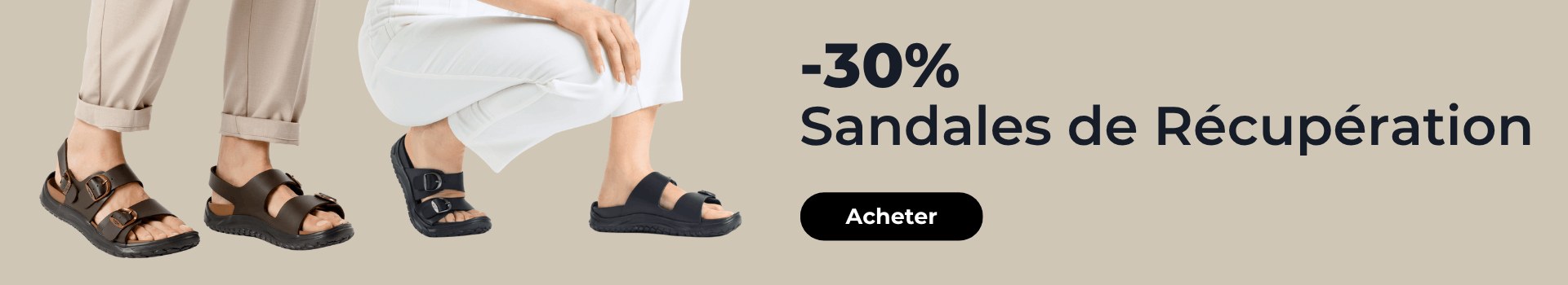 -30% Sandales de R&eacute;cup&eacute;ration